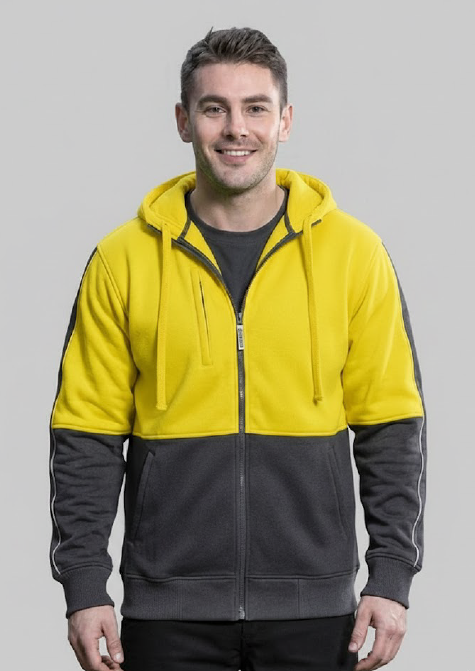 ZT485 - Hi Vis SYZMIK Full Zip Hoodie